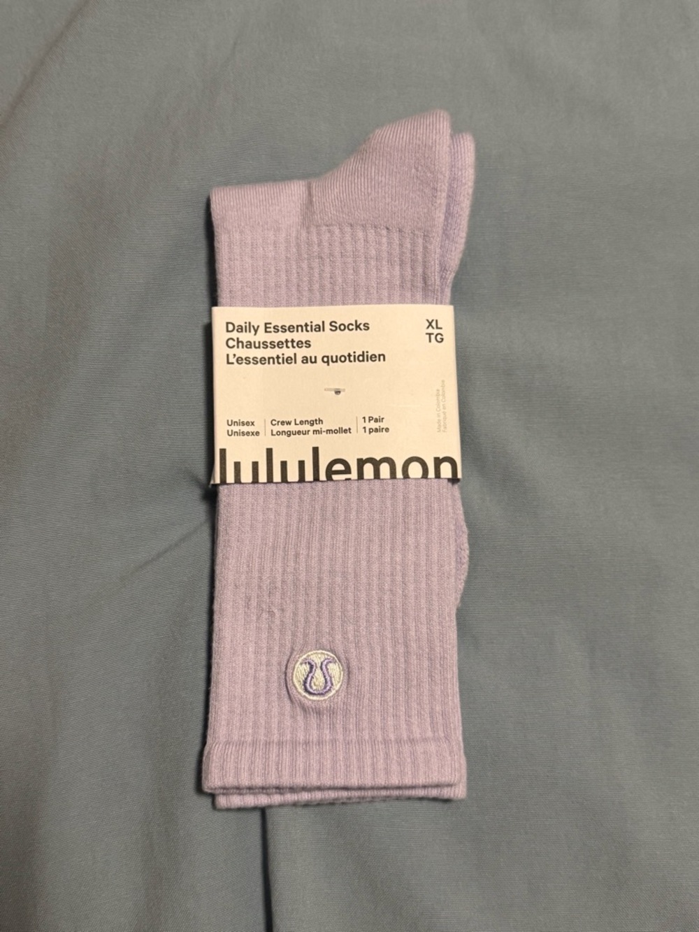 lululemon Daily Essential Crew Socks - Lavender